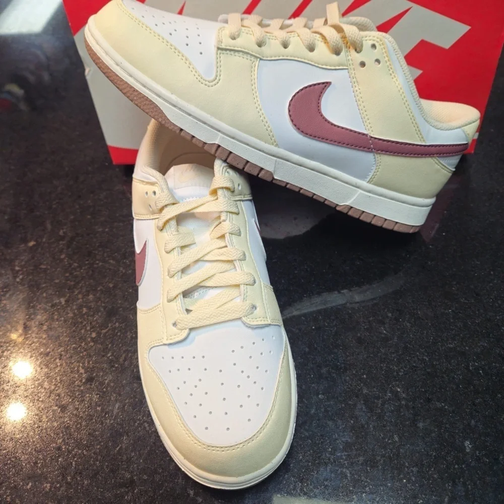 Women's Size 9.5 - Nike Dunk Low Next Nature Coconut Mauve DD1873 103